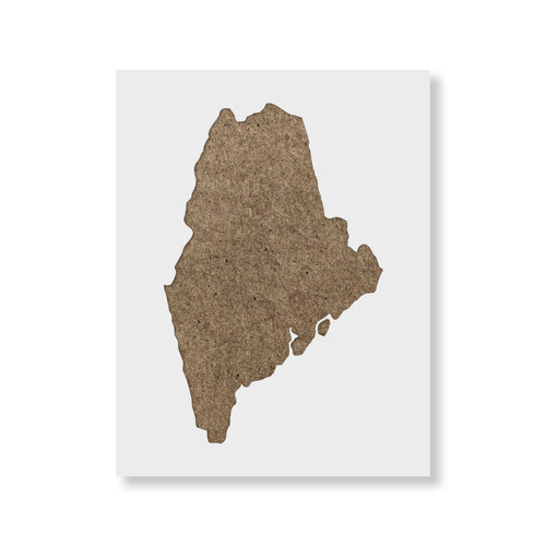 Maine state stencil - maine,